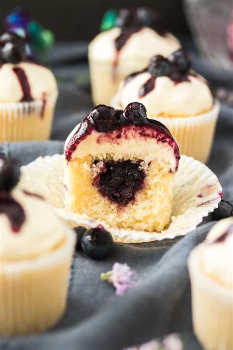 Lemon Blueberry Cupcakes With Cream Cheese Frosting Sugar Salt Magic