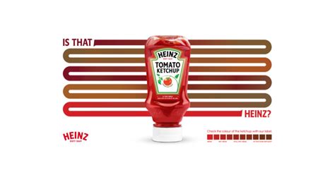 Heinz creates label with the exact pantone reference of tomato ketchup ...