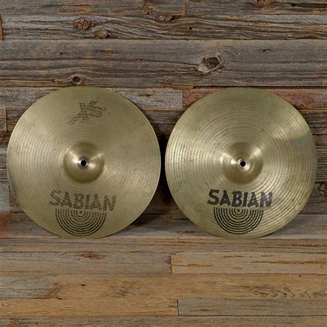 Sabian Xs20 14 Medium Hi Hat Cymbals Reverb