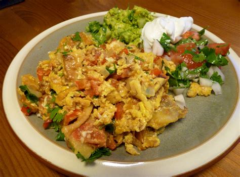 Tacoma Urban Chicken Farming Egg Recipe Migas With Homemade Guacamole And Pico De Gallo