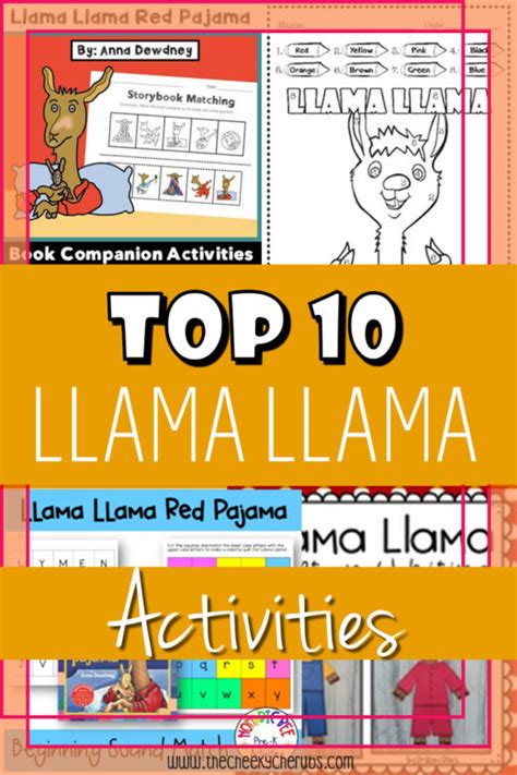 Llama Llama Red Pajama Activities The Cheekycherubs