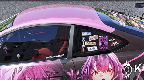 Itasha Honda Integra Type R Dc Honkai Star Rail Kafka Paintjob