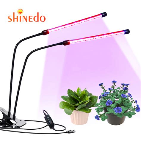 Indoor Led Growing Light Full 360 Degree 3 Modes Dimmable Flexible Spectrum Lamp Plant Red