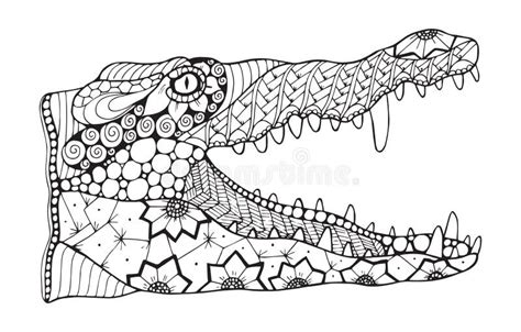 Alligator Zentangle Free Stock Photos Stockfreeimages