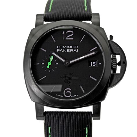 Panerai Luminor Quaranta Razer Black Stainless Steel Case Mm Pam