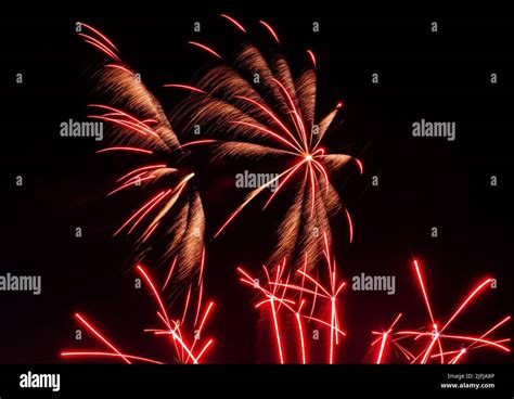 Fireworks during national holiday Stock Photo - Alamy