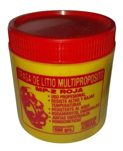 Grasa Roja Multiproposito Para Bicicleta De 500gr Cuotas sin interés