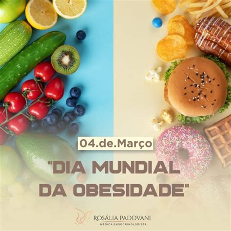 Dia Mundial da Obesidade Dra Rosália Padovani