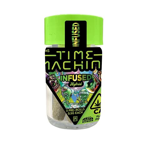 Time Machine Time Machine Infused Pre Roll 5g Hybrid Raspberry Cough