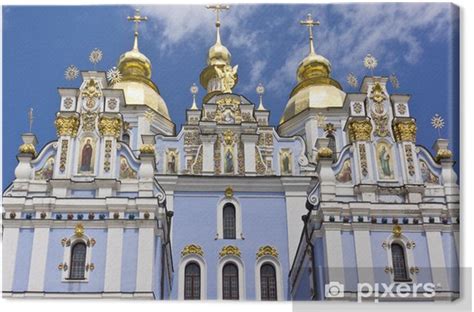 Cuadro En Lienzo Catedral De San Miguel De Las Cúpulas Doradas En Kiev