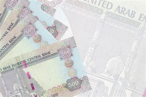 Les Factures De Dirhams Des Mirats Arabes Unis Se Trouvent Dans La