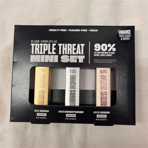 Babe Lash Makeup Babe Original Triple Threat Mini Set Lash And Brow Treatments Poshmark