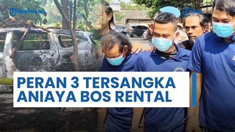 Terkuak Peran 3 Tersangka Pengeroyokan Bos Rental Mobil Di Sukolilo