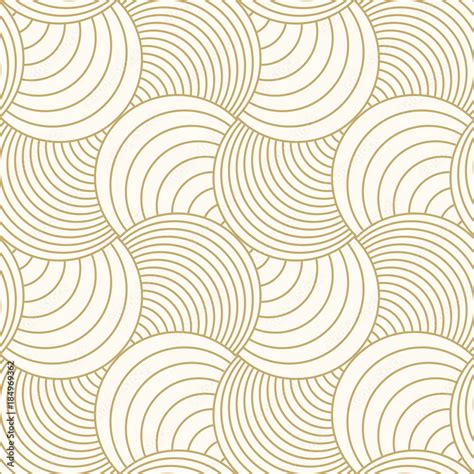 Grafika Wektorowa Stock Pattern Seamless Circle Abstract Wave