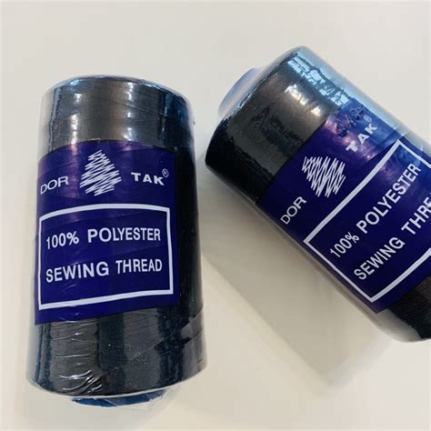 Fekete Dor Tak cérna, 100% PE, 5000 yard - Bettina Textil We