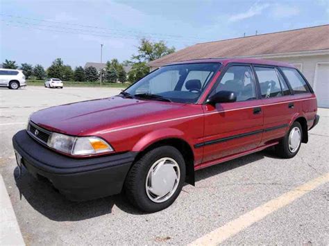 Toyota Corolla Wagon Red Fwd Manual Dlx Classic Toyota Corolla