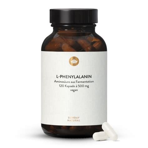 Acide Amin L Ph Nylalanine Mg Vegan G Lules Sunday Natural