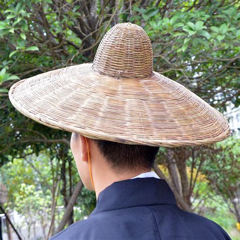 Bamboo Hat Ancient Chinese Ming Dynasty Official Hat Diameter Etsy