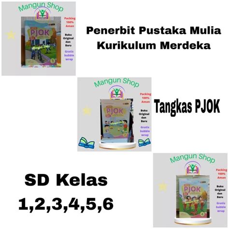 Jual Buku Tangkas Pjok Kelas 123456 Sd Kurikulum Merdeka Pustaka