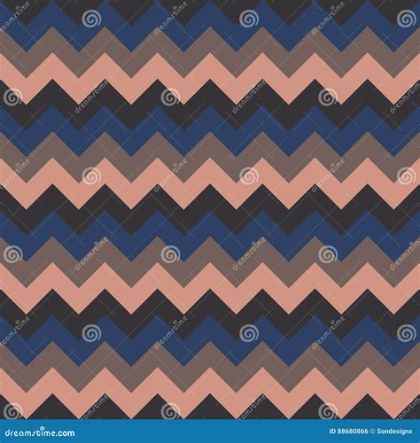 Chevron Pattern Seamless Vector Arrows Geometric Design Colorful Grey