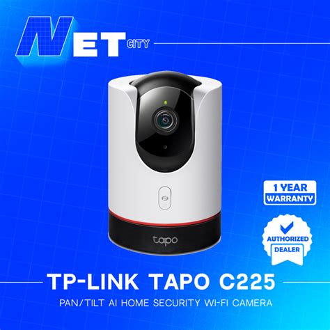 TP Link Tapo C225 2K QHD Pan Tilt AI Home Security Wi Fi Camera