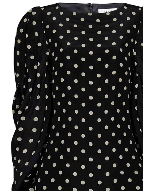 Short Dresses Nina Ricci Polka Dot Mini Dress 23acro028se1386i9065