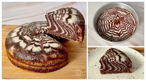 Chocolate Marble Cake In Kadai No Egg No Oven Best Chocolate Marble