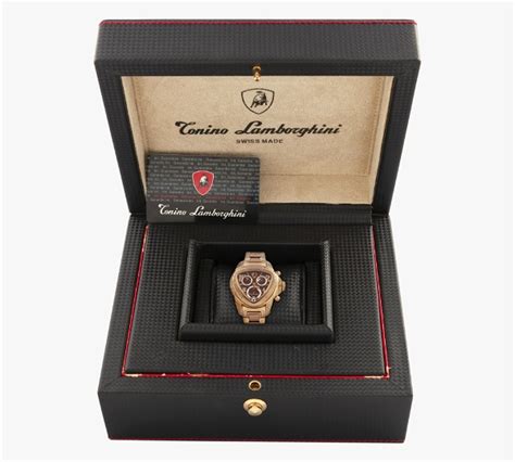 Tonino Lamborghini Men's Watch Chronograph Gold Plated Chronograph ...