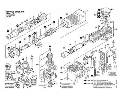 Bosch GSH 11 E (0611316703-EU) - Service Shop