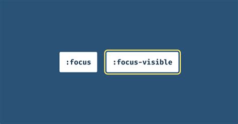 The Difference Between CSS Focus And Focus Visible Pseudo Class