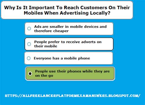 Why Is It Important To Reach Customers On Their Mobiles When