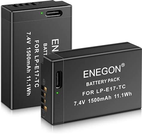 Enegon Lp E Batterie A Ricarica Diretta Tipo C Mah Pezzi Per