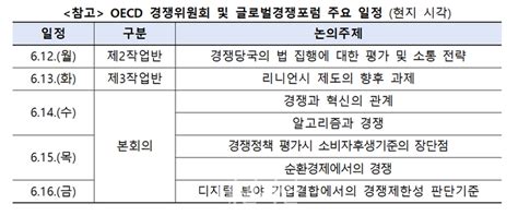 공정위 Oecd에 카카오·네이버 제재 소개디지털 시장 현안 논의