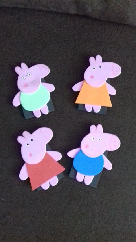 Kt Dedoche Familia Peppa Confeccionado E V A O Vaor Referente Ao