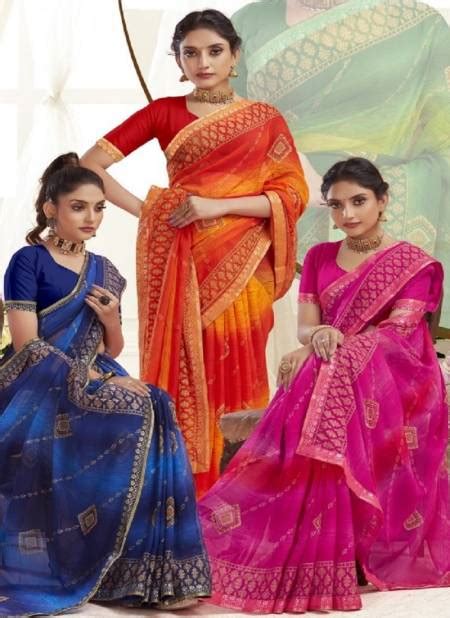 Kalista Super Duper Georgette Daily Wear Sarees Catalog The Ethnic World