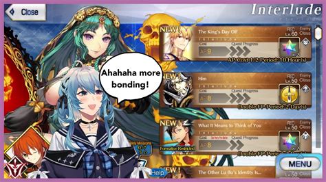 【fategrand Order 201】 More Bonding Through Interludes Youtube