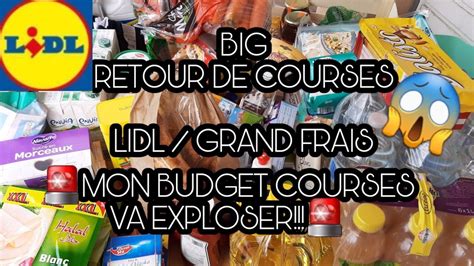 BIG RETOUR DE COURSES LIDL GRAND FRAIS SPÉCIAL RAMADAN MON BUDGET