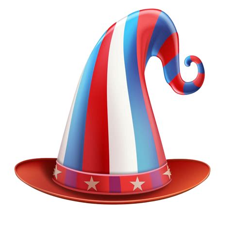 Ai Generated Cute Colorful Clown Hat 42538430 Png