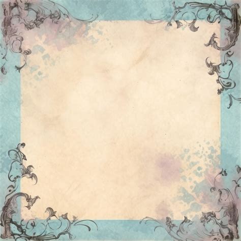 Premium Ai Image Retro Vintage Scrapbook Page Sheet Pastel Hand Made