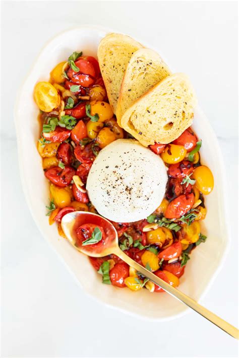 Incredible Baked Burrata Appetizer Recipe Julie Blanner