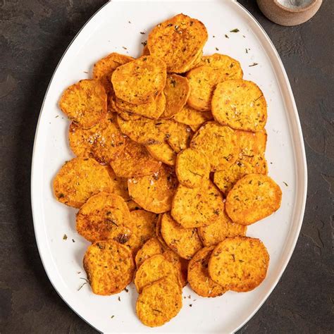 Baked Sweet Potato Chips Recipe How To Make It