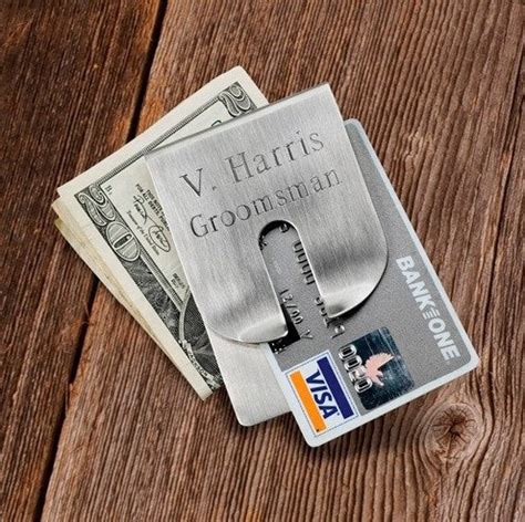 A Personalized Money Clip is an Awesome Groomsmen Gift Idea | Buy Online