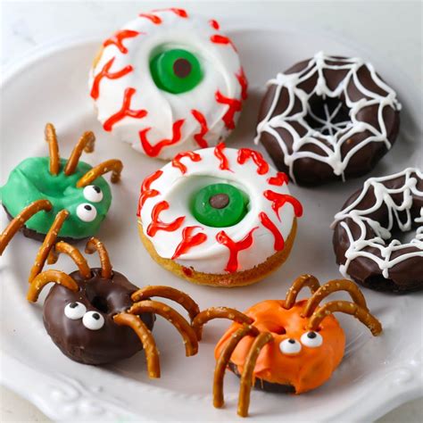 How To Make Scary Good Halloween Donuts Mom Loves Baking