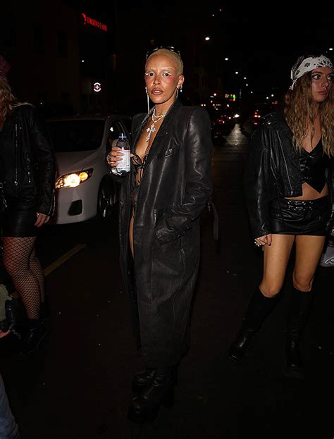 Doja Cat Wears Sheer Bodysuit & Leather Jacket To Halloween Party: Photos | Top News Town