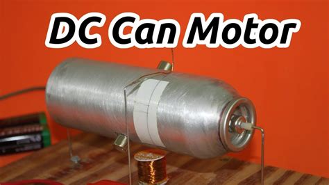 Homemade Electric Dc Motor With Aluminum Can Youtube