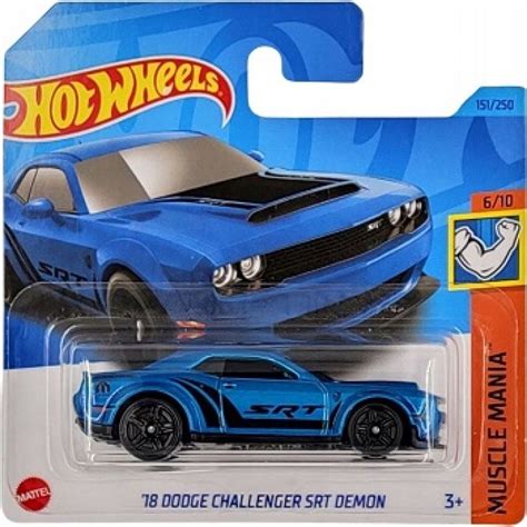 Hot Wheels Samochodzik Resorak Dodge Challenger Srt Demon Hkj