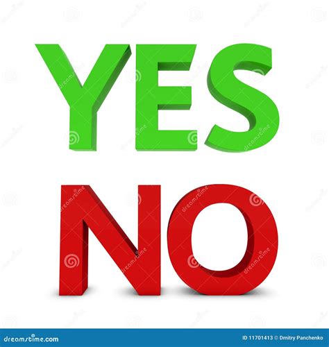 Yes And No Sign Stock Photos Image 11701413