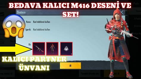 Bedava Kalici M Desen Partner Nvani Ve Kalici Set Alma Pubg