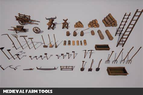 Medieval Farm Tools | 3D Tools | Unity Asset Store