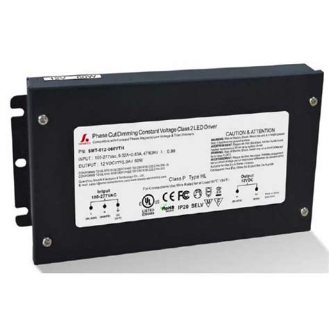 Triac Dimmable Constant Voltage LED Driver PWM Output SMT 012 060VTH